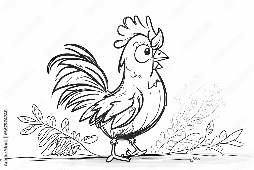 Naklejka premium coloring pages, children's drawings, animals, children, transport, houses, nature