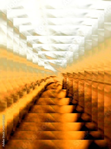 Optical illusion 3d abstract background illustration 