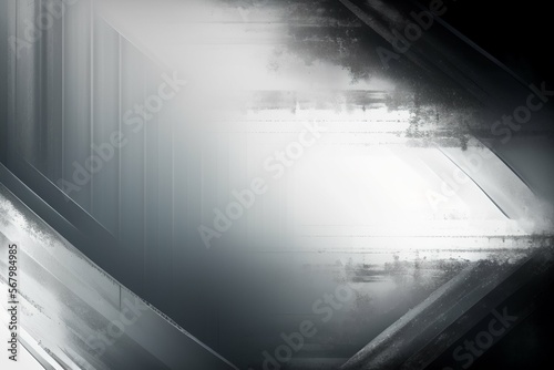 White and grey background. Abstract illustration texture  generative Ai technology
