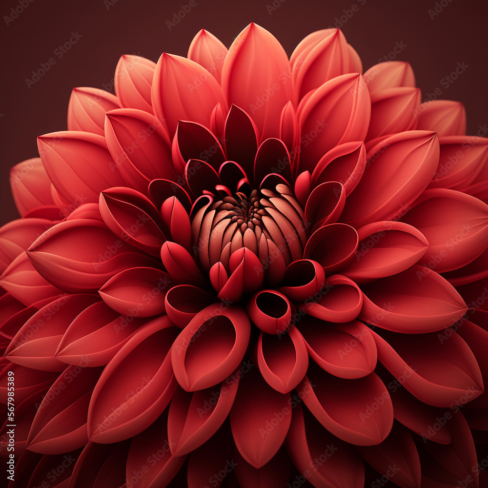 Dark red flower detail and petal beauty with dark black background, generative AI. Dark red flower detail and petal beauty with dark black background, generative AI.
