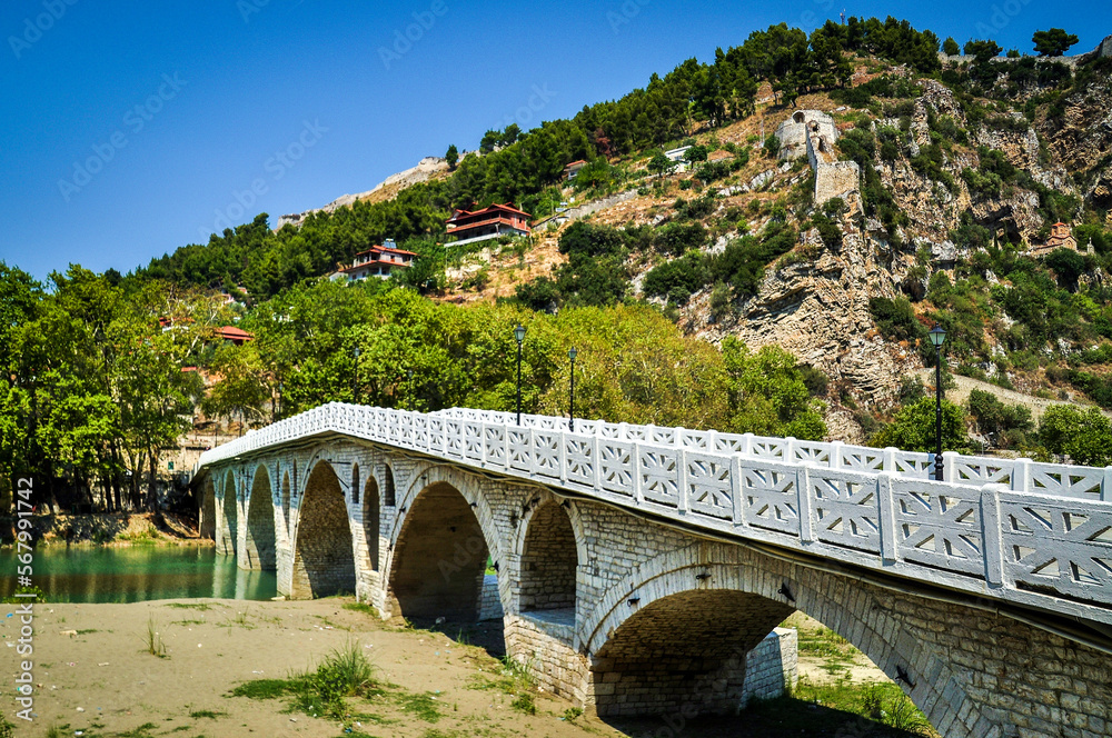 Townscape of Berat, Albania