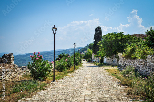 The castle of Berat, Albania