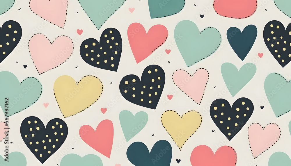 seamless pattern with flowers valentine's day background seamless pattern with flowers valentine's day background