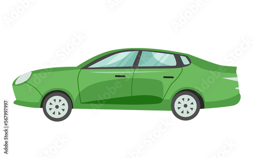 car vehicles transport in flat style 