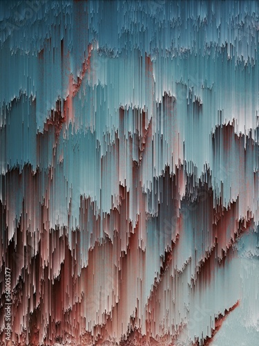 Glitch Graphical Abstract Art Background Texture