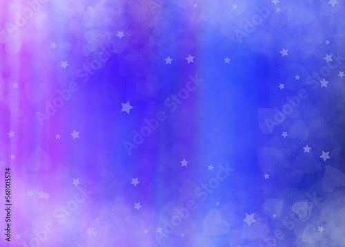 Purple background with particles. Blue and purple wallpaper art.