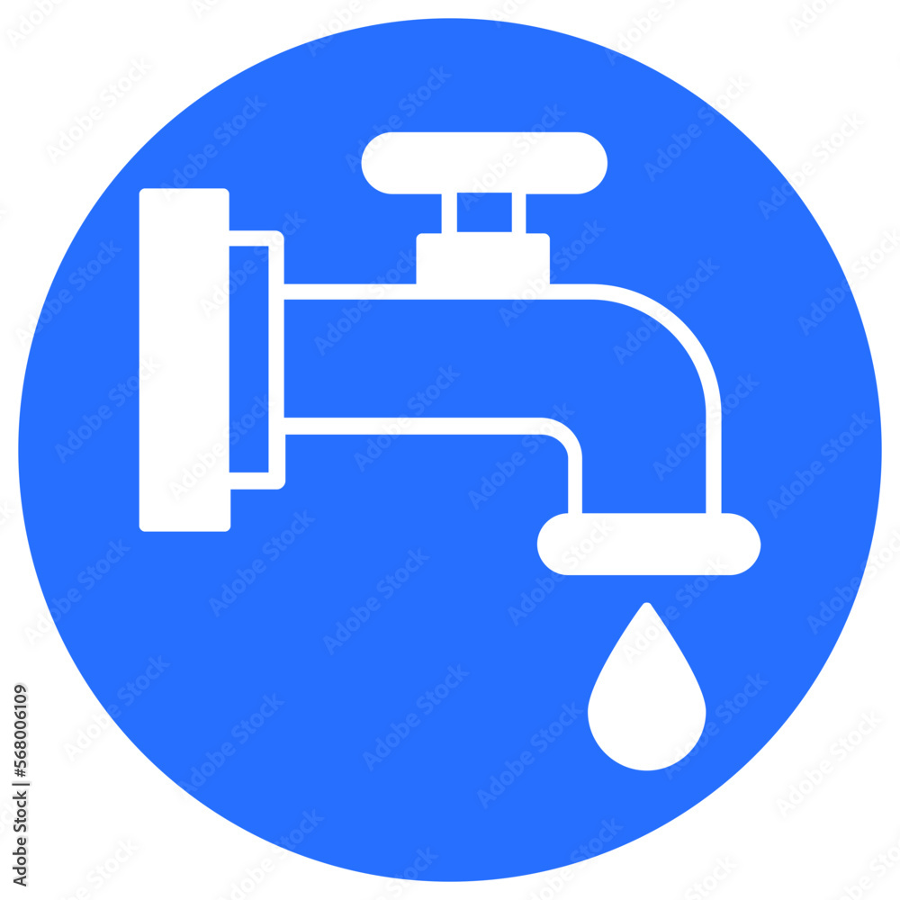 Kitchen faucet Vector Icon
Kitchen faucet Vector Icon