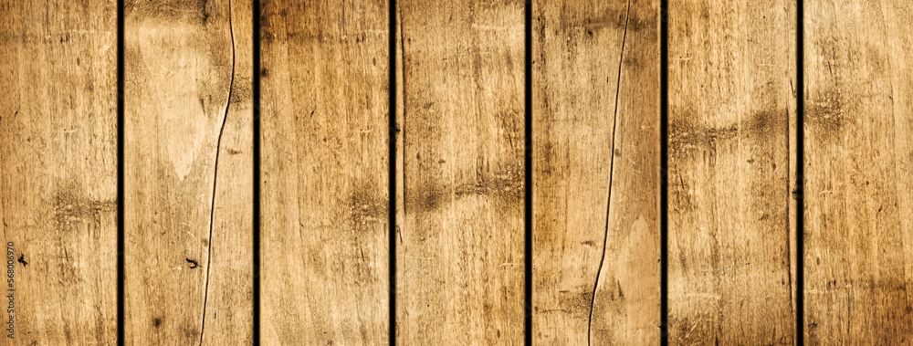 Fototapeta premium Old brown wood texture background