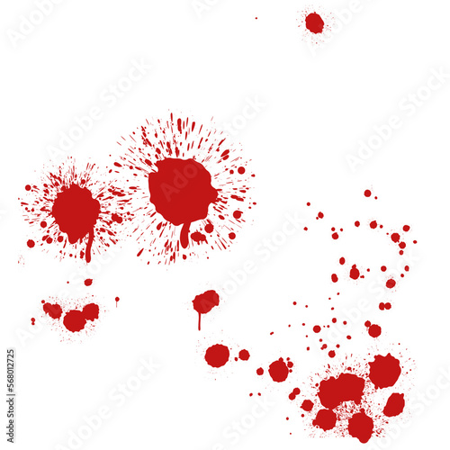 Quadro su tela Blood splatter, horror backgrounds