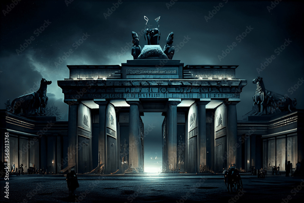 Obraz premium Futuristisches Tor