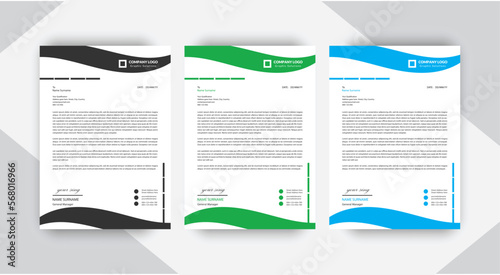 business letterhead design template,