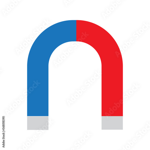 Vector illustration of Bar Magnet 