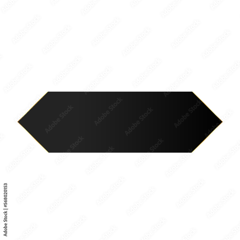 copy space board with golden outline copy space board with golden outline