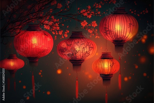 Chinese lantern generative ai