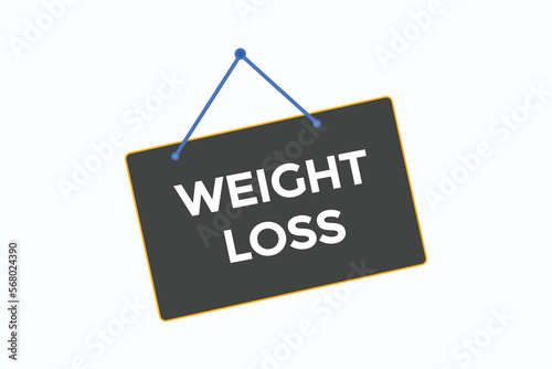 weight loss button vectors.sign label speech bubble weight loss
