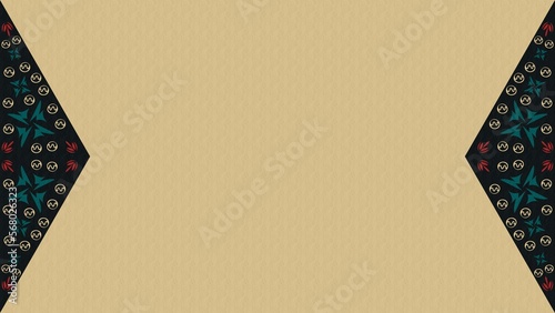 Blank Modern Colored Geometrical textured pattern with decorative ornamental illustrations for desktop, wallpaper, background, texture, storytelling, cover