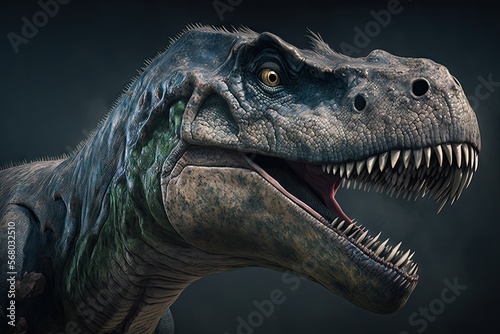 Tyrannosaurus Rex Dinosaur CGI render