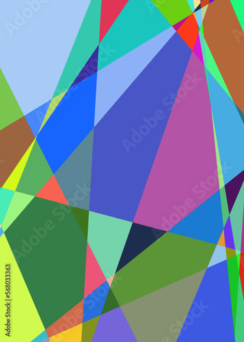 Geometric abstraction generative art background art illustration
