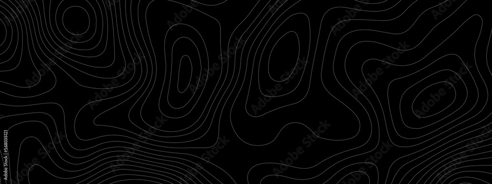 Topographic map background concept. Topo contour map. Rendering abstract illustration. Vector abstract illustration. Geography concept. paper texture design .Imitation of a geographical map .	
