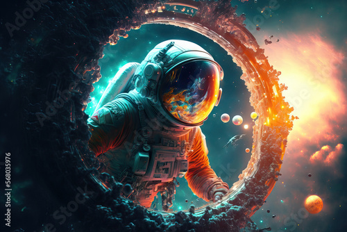 The spaceman has begun to move. media mix. Generative AI