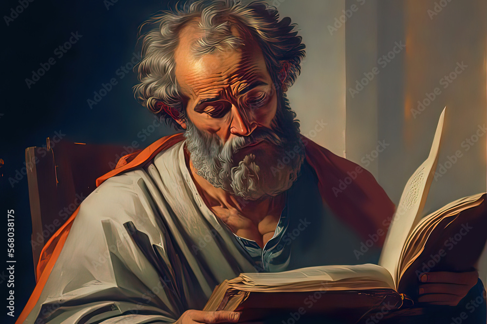 Saint Joseph of Nazareth Reading Scripture. From Carpenter to Father