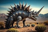 Stegosaurus Dinosaur Illustration