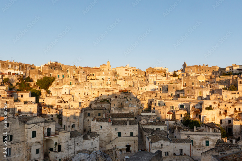 View at the old center of Matera, Basilicata, Italy - Europe