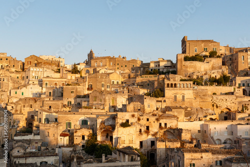 View at the old center of Matera, Basilicata, Italy - Europe