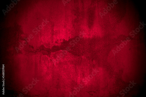 Black red satin dark fabric texture luxurious shiny that is abstract silk cloth background with patterns soft waves blur beautiful. © Kamjana