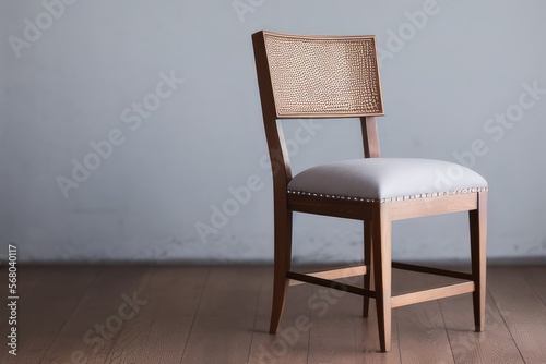 High-Resolution Image of a Contemporary Chair Showcasing its Unique and Striking Design  Perfect for Adding a Distinctive and Eye-catching Element to any Interior Project