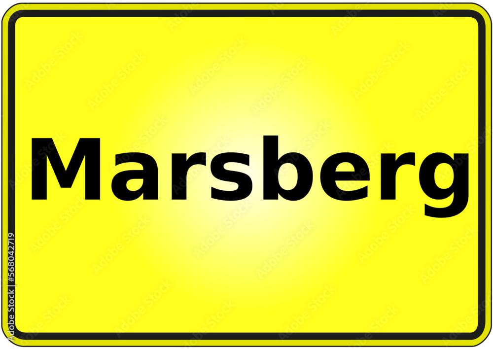 Stadteingangsschild Deutschland Stadt Marsberg Stadteingangsschild Deutschland Stadt Marsberg