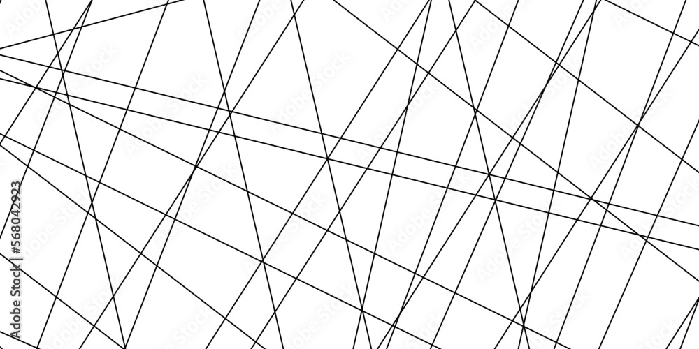 Abstract lines in black and white tone of many squares and rectangle shapes on white background. Metal grid isolated on the white background. nervures de Feuillet mores, fond rectangle and geometric	 - obrazy, fototapety, plakaty 