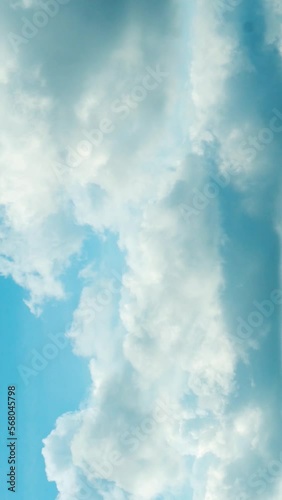 blue sky and clouds - sky timelapse (seamless loop)
