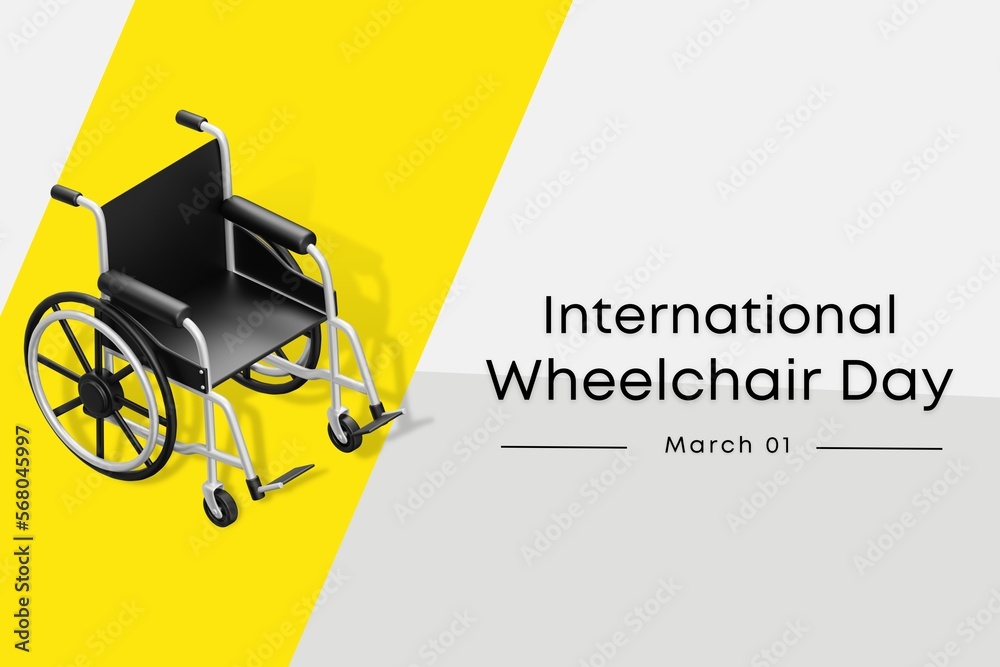 International Wheelchair Day is celebrated each year on March 1st to