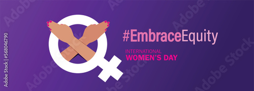 Obraz na plátne International Women's Day 2023, campaign theme: Embrace Equity