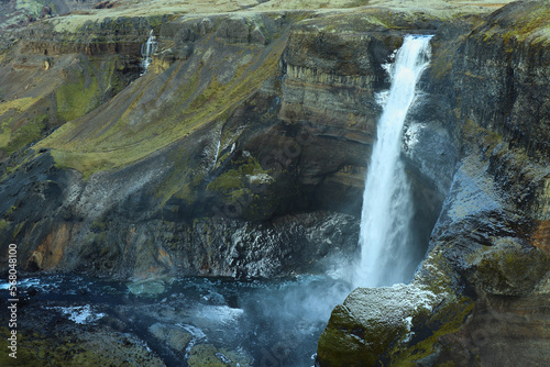 Wateerfall in the south of Iceland