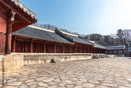 Jongmyo Confucian shrine of the Korean Joseon Dynasty in Seoul, South Korea