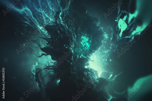 Fototapeta Naklejka Na Ścianę i Meble -  Abstract colorful background. AI generated.