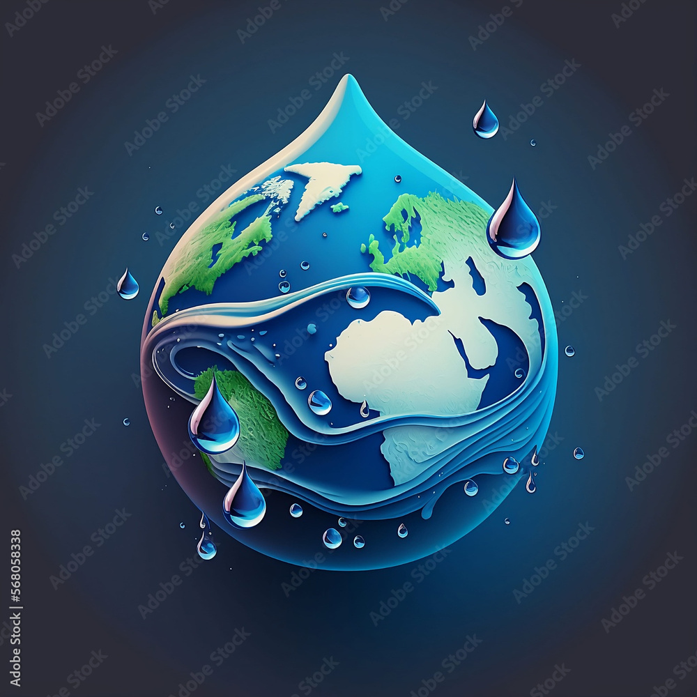 Celebrate International Water Day with a Stunning AI-Generated Globe ...