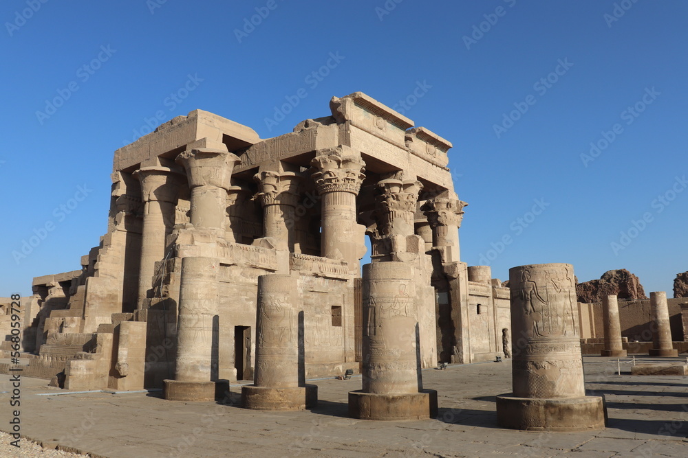 Ancient egyptian temple of Kom Ombo in Aswan 