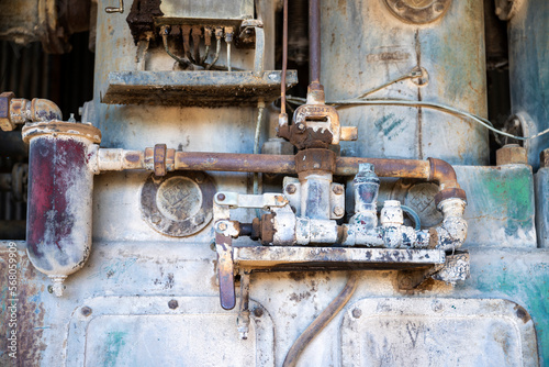 An abstracted view of an old engine