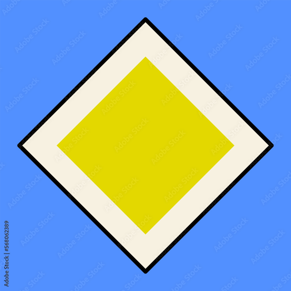 Icon the main road. Sign vector clipart illustration Icon the main road. Sign vector clipart illustration