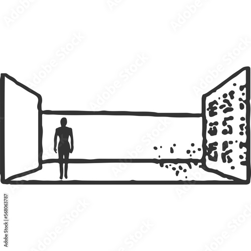 Unforeseen Vintage Illustration Vector
