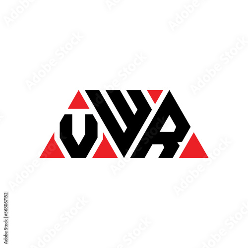 VWR triangle letter logo design with triangle shape. VWR triangle logo design monogram. VWR triangle vector logo template with red color. VWR triangular logo Simple, Elegant, and Luxurious Logo...