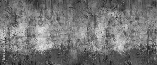 Grey stone vector texture background for cover design, cards, flyer, poster or design interior. Stone grunge textured surface. Monochrome backdrop. Stucco. Wall. Hand drawn painted illustration. 