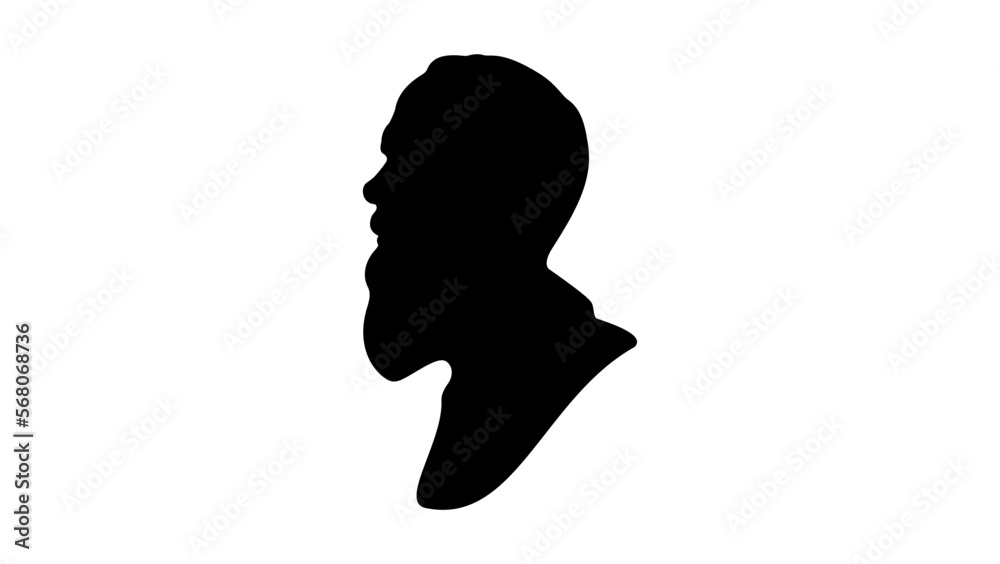 Fyodor Dostoevsky silhouette