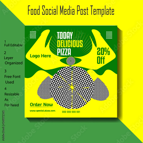 Social Media Post Ads Design ,Restaurant Burger Food & banner design Template Design .
