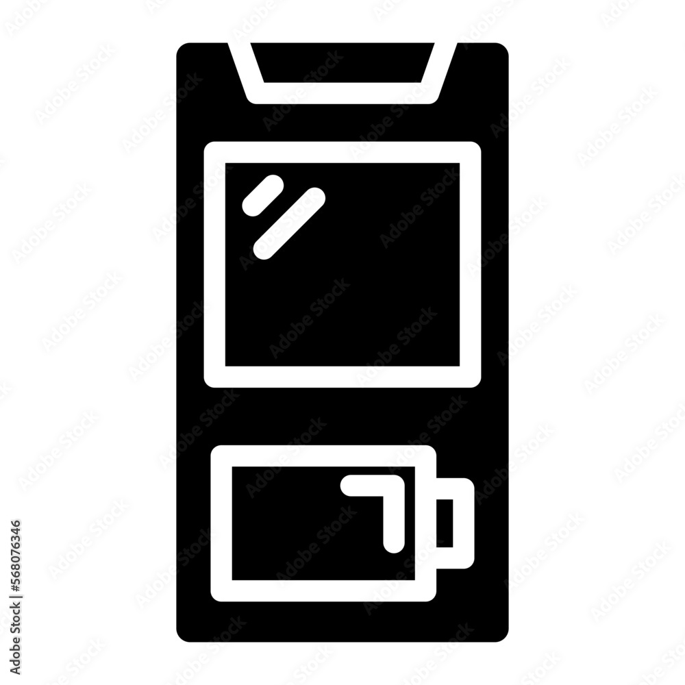 phone battery glyph phone battery glyph