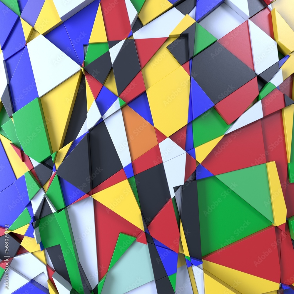 Mosaic Multicolor Background Mosaic Multicolor Background