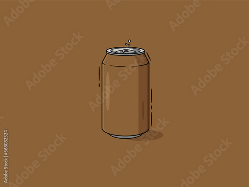 Soda Pop Can Vector Art Design